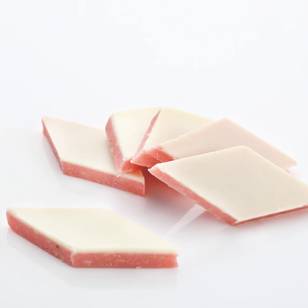 Strawberry Kaju Katli