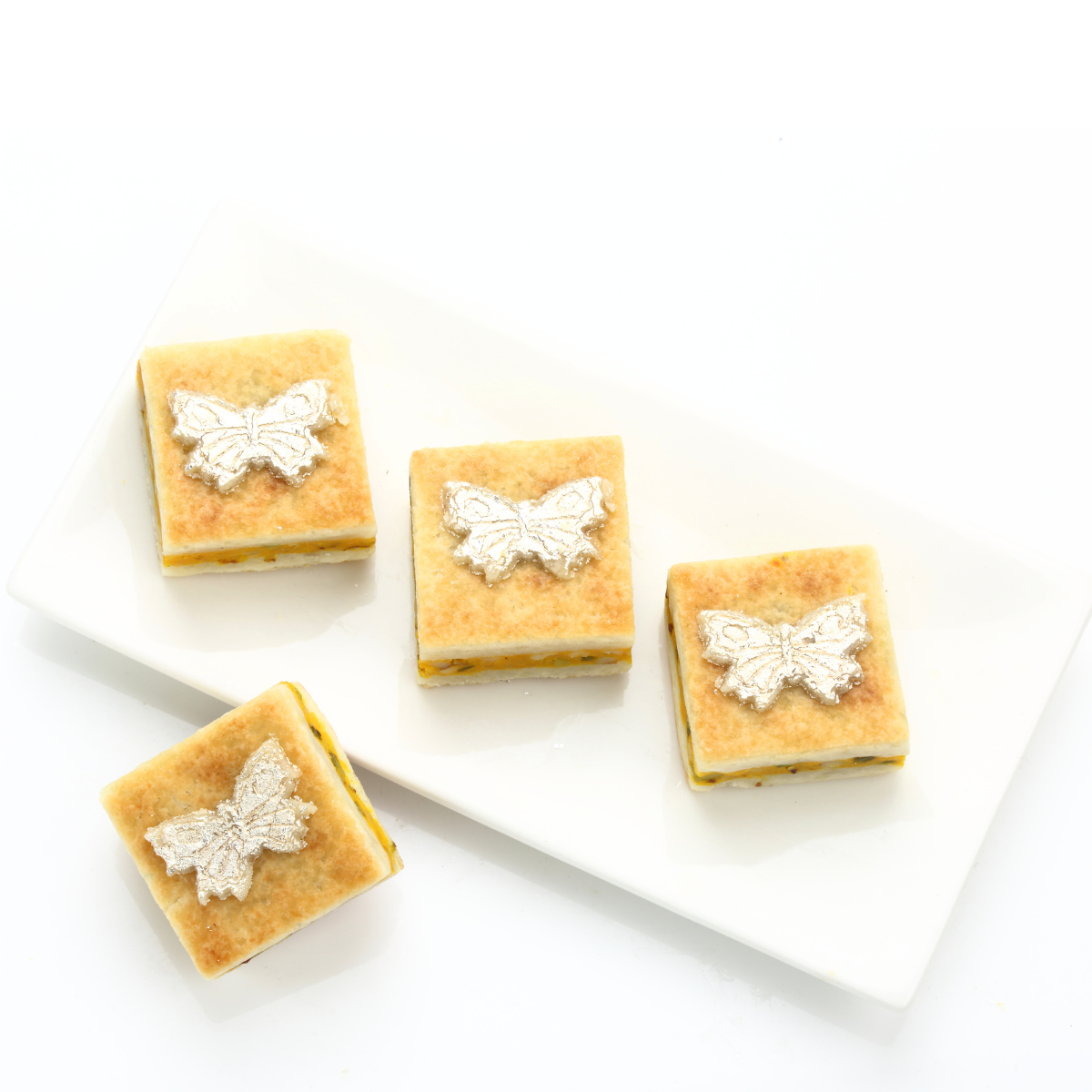 Baked Badam Butterfly